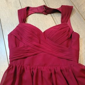 Azazie Sleeveless Maxi Dress Sz 2